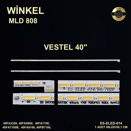 Vestel Seg SLİM Tv LED BAR 40 inç 60 mercek 50,1cm 284213-AA2