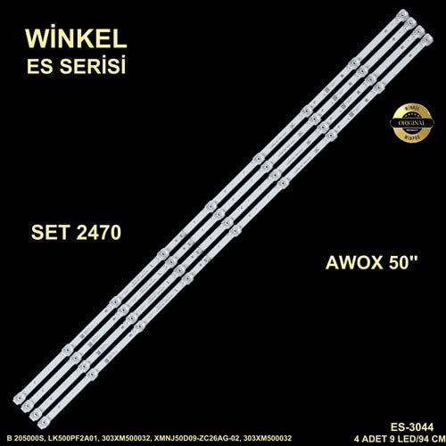 Awox 50 inç 4 x 94cm 9 mercek tv ledi led bar 284321-k17