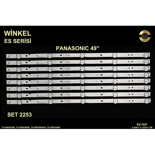 Panasonıc Tv LED BAR 49 inç 8 Li Takım 8 X 51 CM 5 Mercek 284505 - Ö15