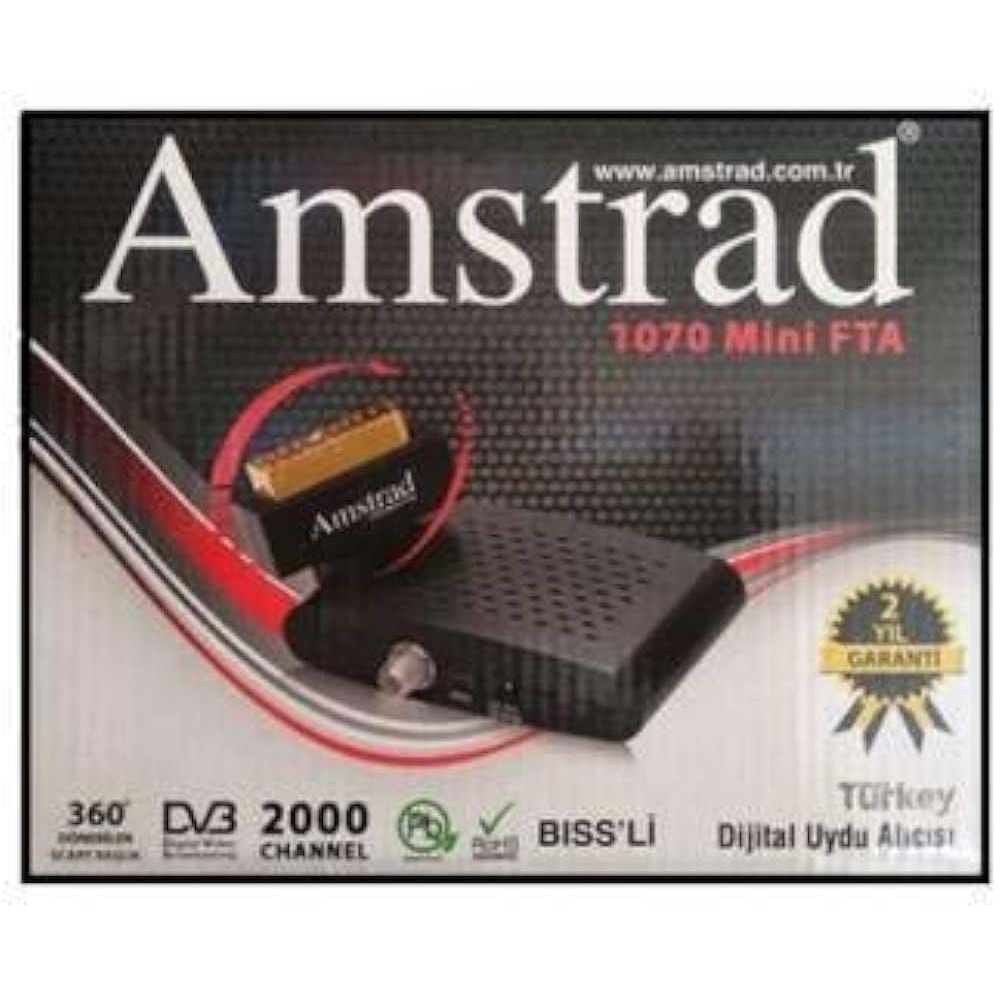 AMSTRAD SCART PLUS MİNİ SD SCART UYDU ALICISI 112018