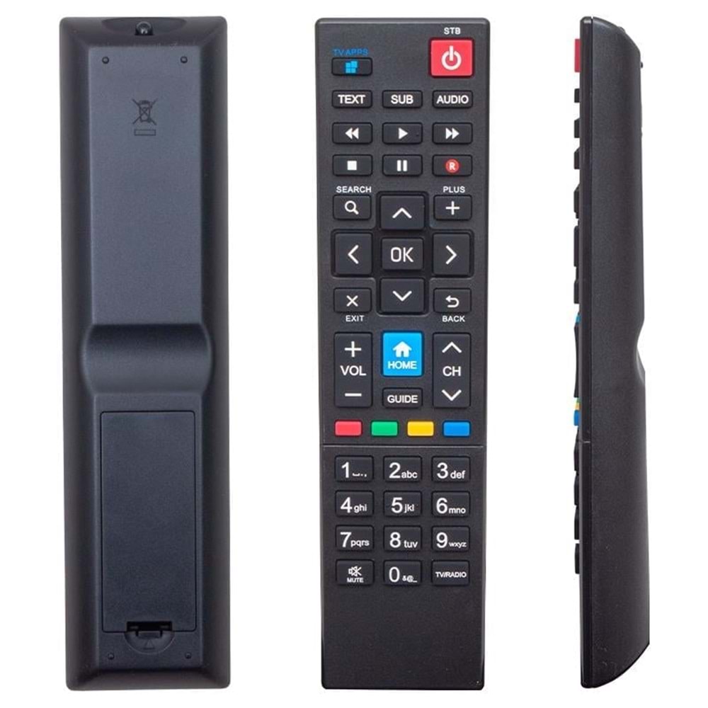 UZAKTAN KUMANDA - UYUMLU MODELLER Tivibu Ir4000hd Home+Tv Apps Tuşlu Rm-M16 Uydu Kumandası 121412