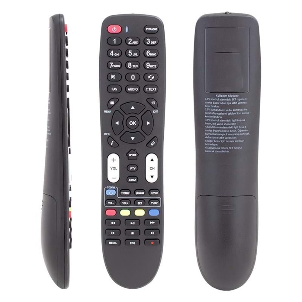 UZAKTAN KUMANDA - UYUMLU MODELLER Sungate Titan IP TV HD Uydu Alıcı Kumandası 121413