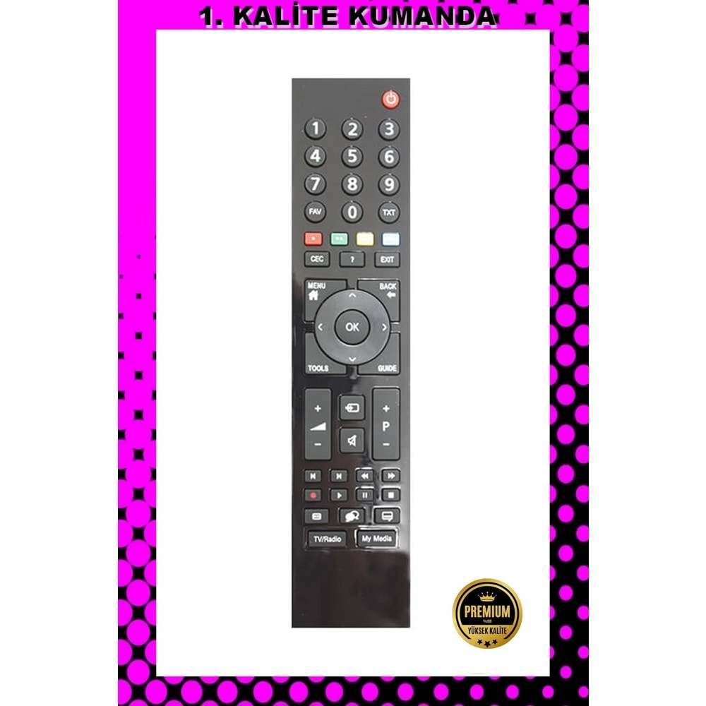 1.KALİTE KUMANDA -- Maza-Mapp 1117 Grundig-Beko-Arçelik Lcd Led Tv Kumandası 125004 EC4