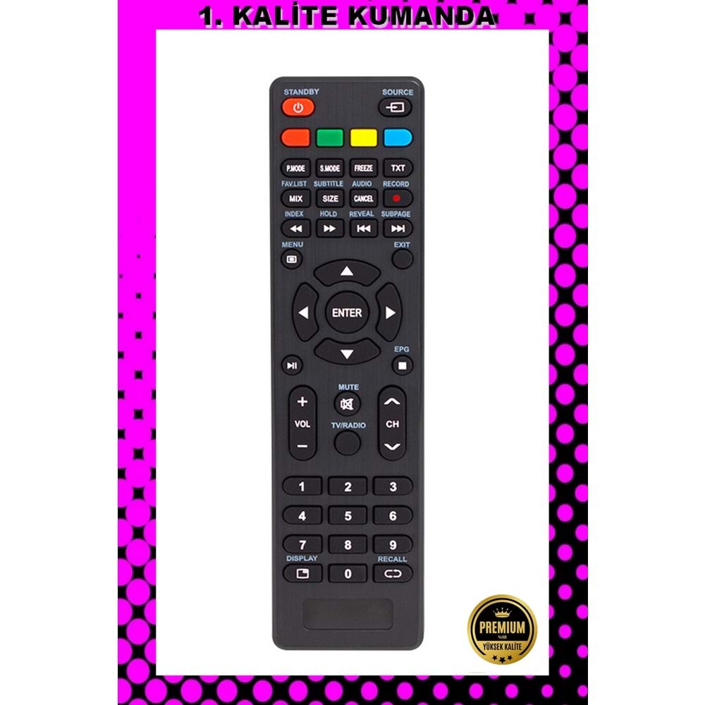 1.KALİTE KUMANDA -- Maza-Mapp 1148 Sunny-Yumatu Lcd Led Tv Kumandası 125008 EA4