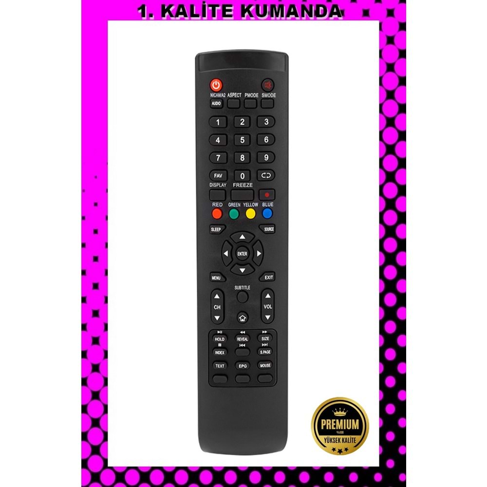 1.KALİTE KUMANDA -- Maza-Mapp 1231 Profilo Smart Lcd Led Tv Kumandası 125019 EA16