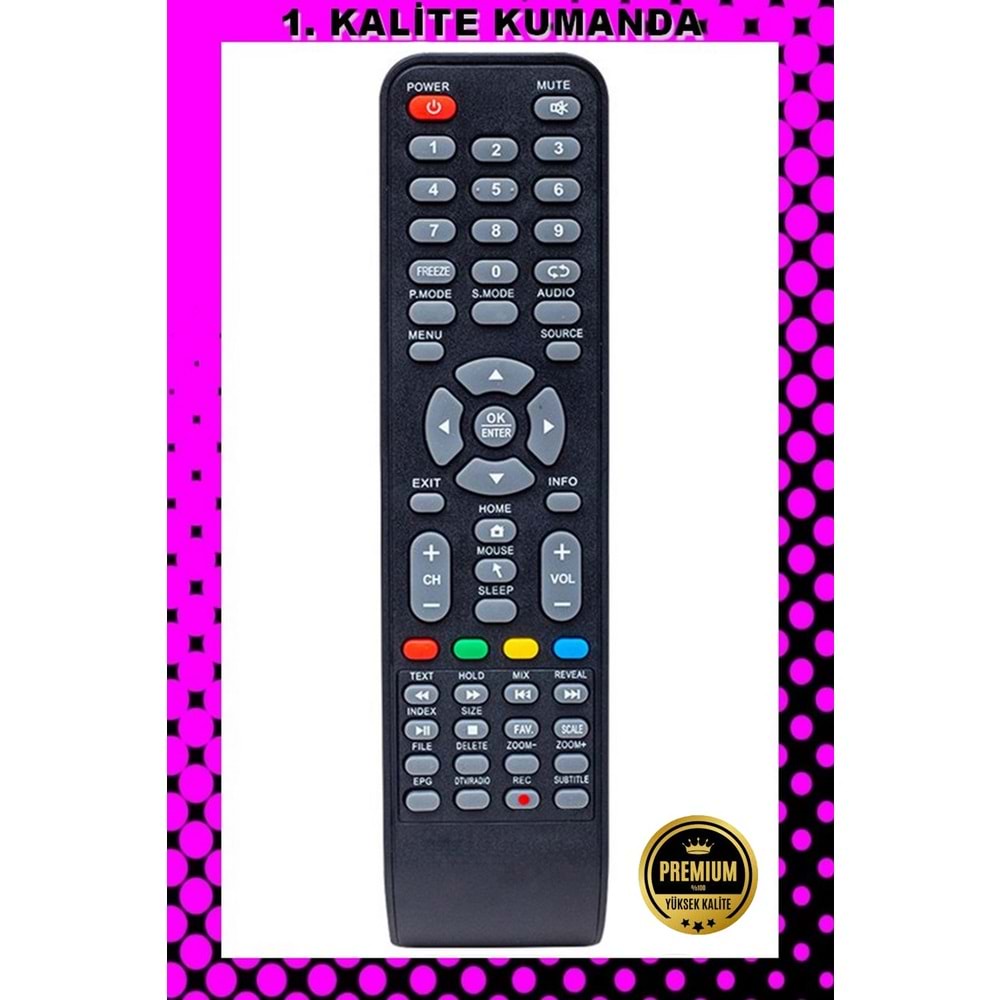 1.KALİTE KUMANDA --Maza-Mapp 1246 Sunny Lcd Led Tv Kumandası 125035 EB15