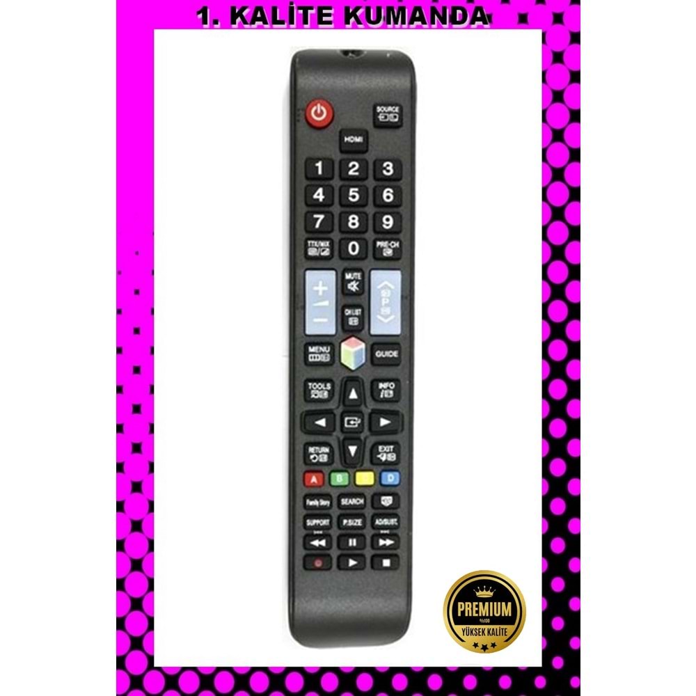 1.KALİTE KUMANDA --Maza-Mapp 156 Samsung Lcd-Led Tv Kumandası 125045 EC11