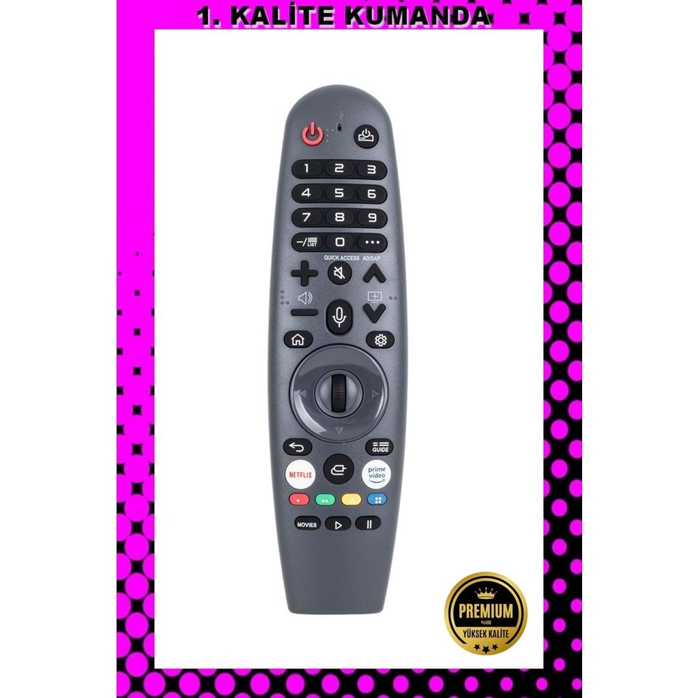 1.KALİTE KUMANDA --Maza-Mapp 1241 Onvo Webos Tv Ses Komutsuz Lcd Led Tv Kumandası 125050 EC17