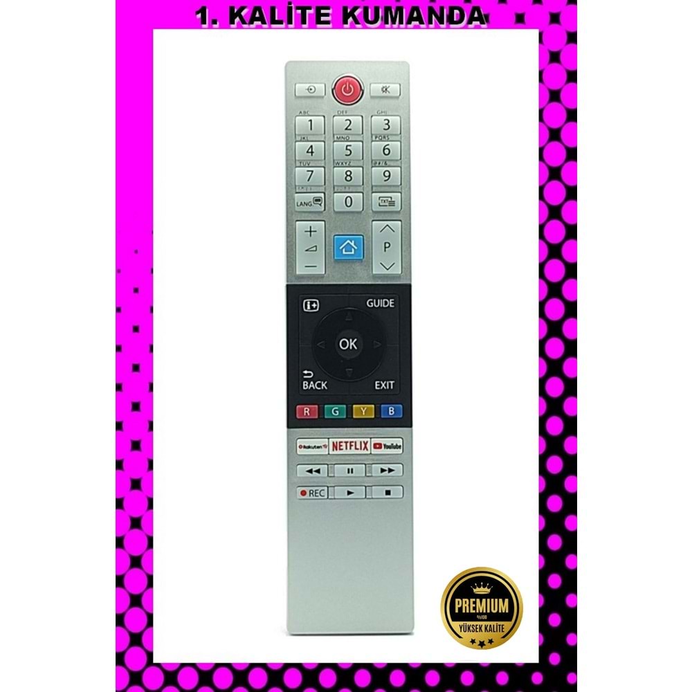 1.KALİTE KUMANDA --Maza-Mapp 1176 Toshiba Lcd-Led Tv Kumandası 125051 EC20