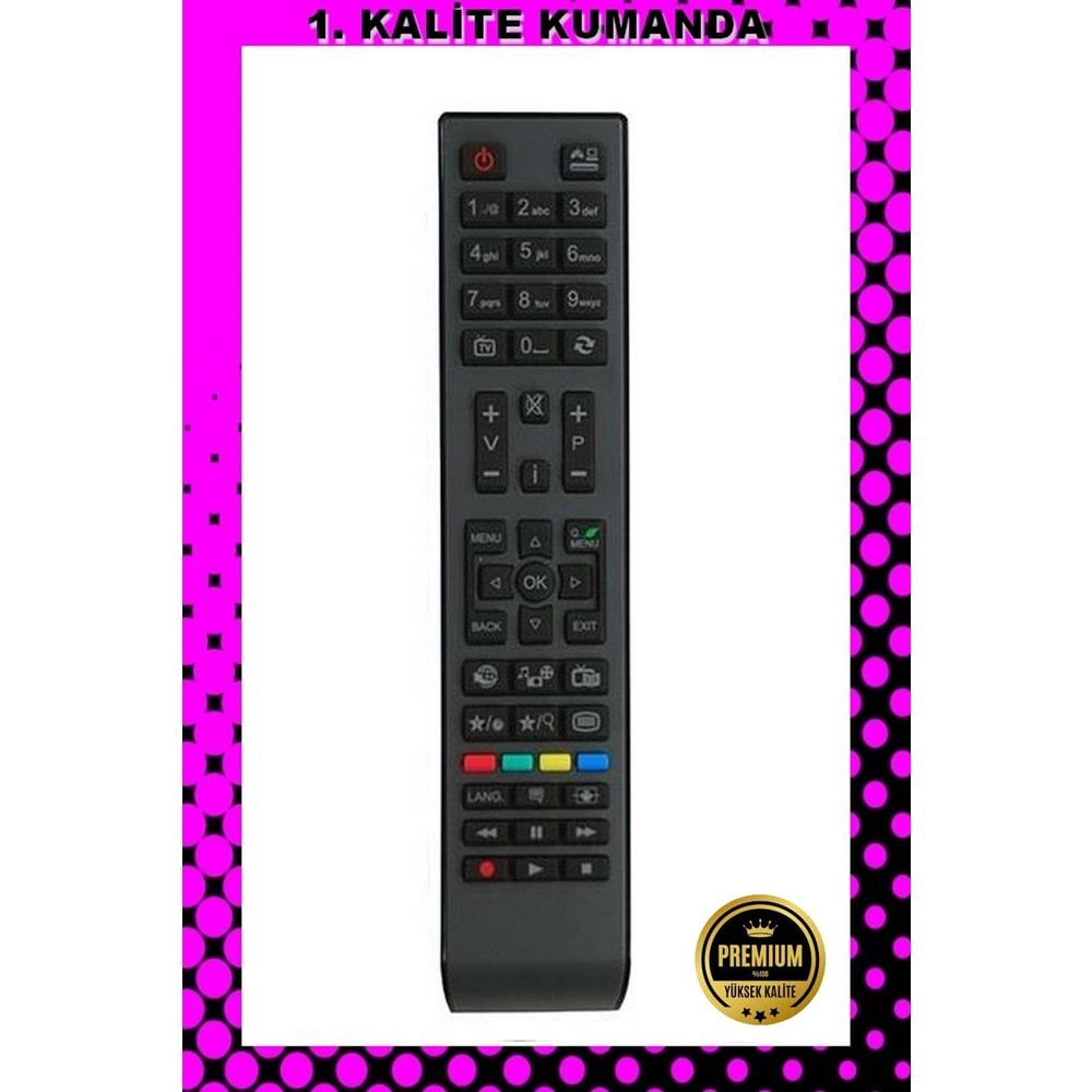 1.KALİTE KUMANDA --Maza-Mapp 186 Vestel Lcd Led Tv Kumandası 125057 ED7