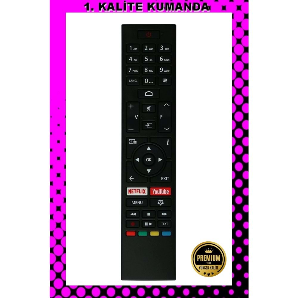 1.KALİTE KUMANDA --Maza-Mapp 1211 Vestel Lcd Led Tv Kumandası 125065 ED16