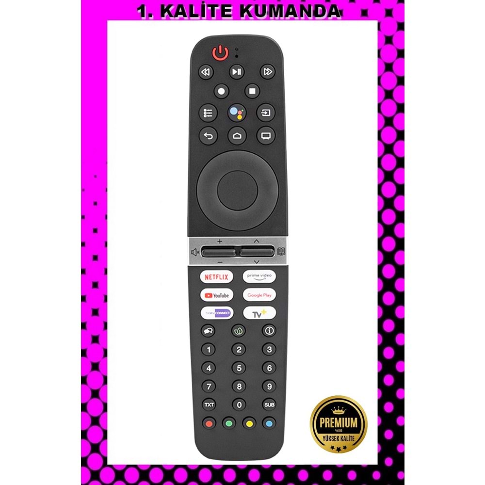 1.KALİTE KUMANDA --Maza-Mapp 1355A Arçelik Ses Komutsuz Android Lcd Led Tv Kumandası 125100 EC9