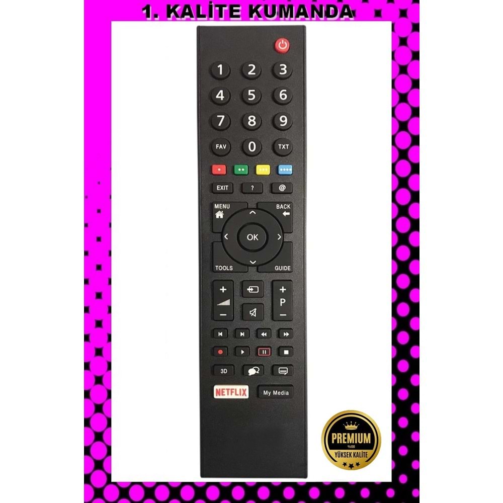 1.KALİTE KUMANDA --Maza-Mapp 1162 Beko-Arçelik Lcd Led Tv Kumandası 125101 EC2