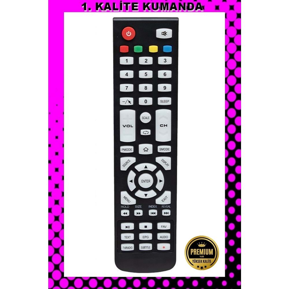 1.KALİTE KUMANDA --Maza-Mapp 1188 Awox Lcd Led Tv Kumandası 125105 EF8