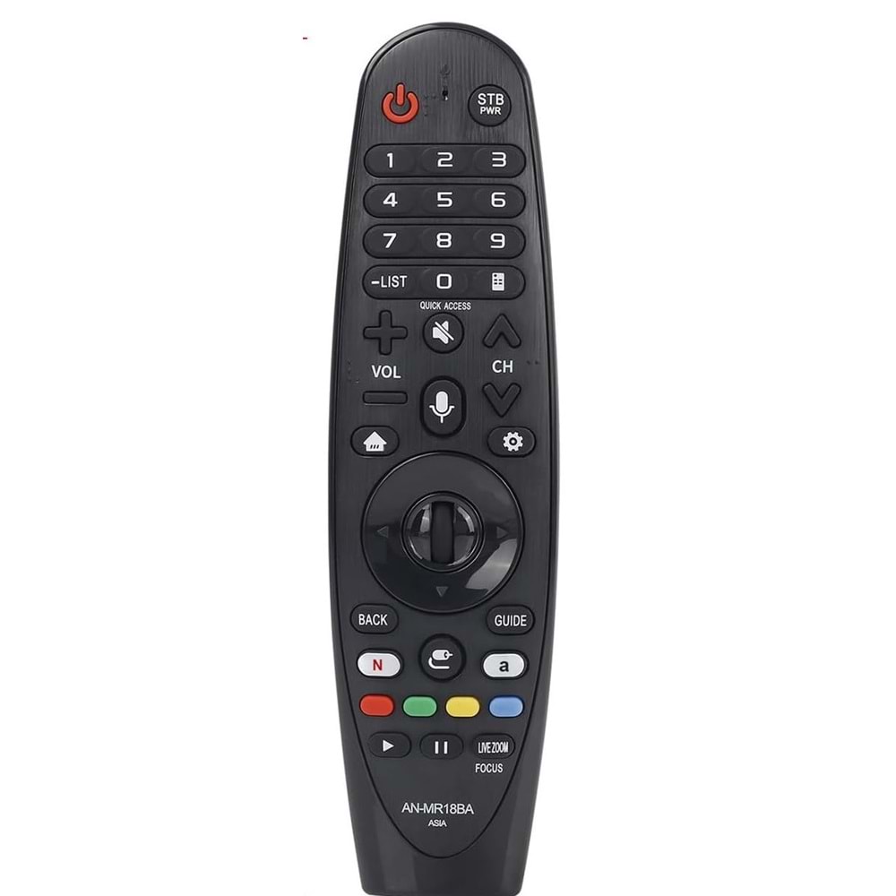 SES KOMUTLU MİKROFONLU LG UYUMLU MR18 MODELİ LCD LEDTV UZAKTAN KUMANDA 125115