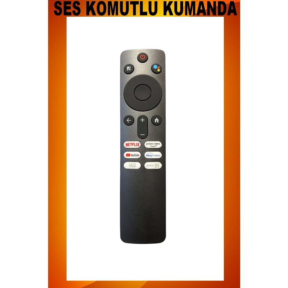 UZAKTAN KUMANDA - UYUMLU MODELLER SES KOMUTLU MİKROFONLU Maza-Mapp 1380 Xiaomi Tv Box 4K Android Akıllı Kumanda Ses Komutlu Tv Kumandası 125260
