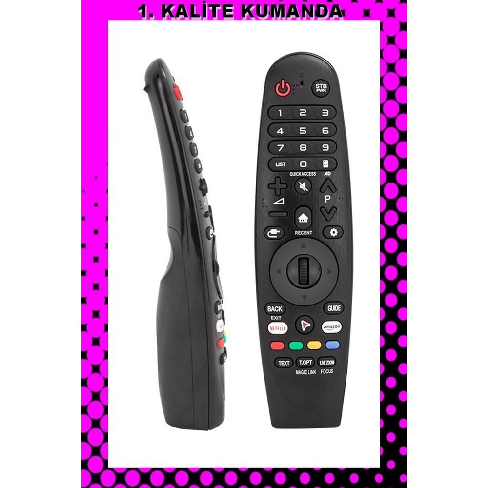 UZAKTAN KUMANDA - UYUMLU MODELLER 1.KALİTE KUMANDA --Maza-Mapp RML-900 LG Smart Akıllı Kumanda USbli Tüm modeller için ( Yeni Model ) 125265
