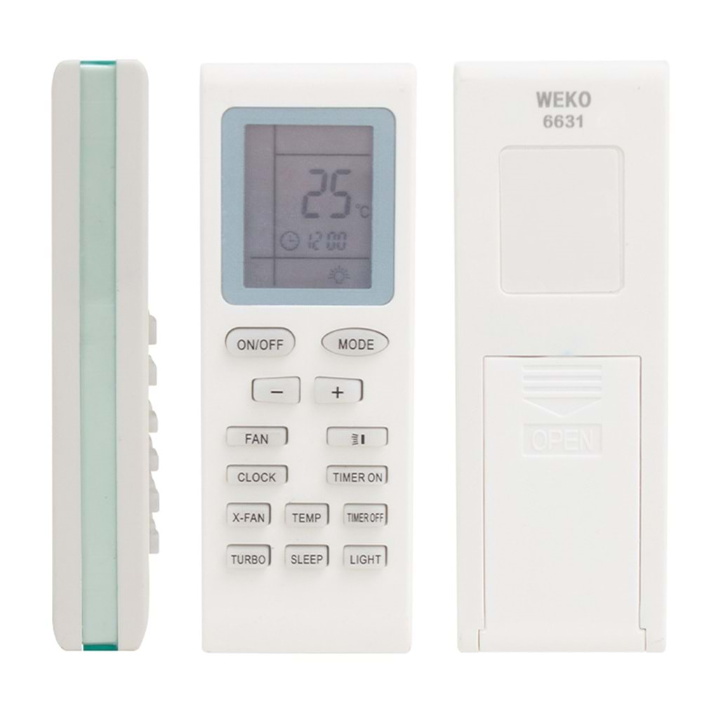 FLAİR YB1FA VIESMANN YEŞİL DUVAR TİP BTU DEMİRDÖKÜM KLİMA KUMANDASI