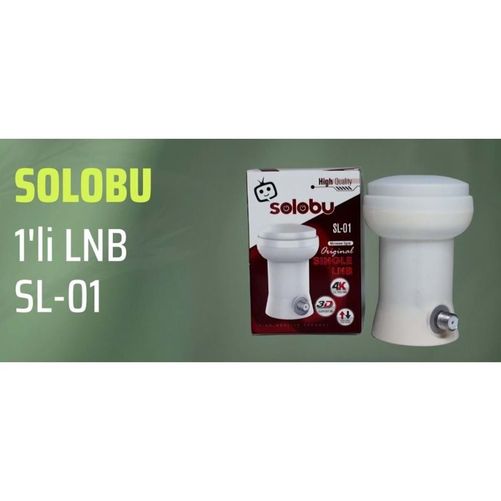 SOLOBU Tekli Lnb Full Hd 4K Uyumlu 140027