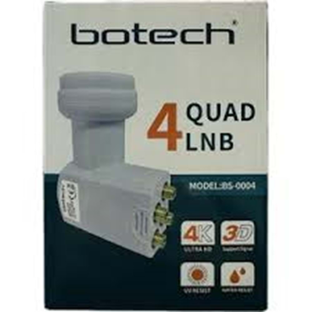 BOTECH BS-0004 DÖRTLÜ 4LÜ LNB QUAD LNB 140060