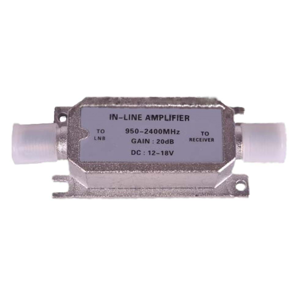 HERZ LNB HAT KUVVETLENDİRİCİ 20 dB 950-2150 MHZ IN-LINE ANFİ 180063