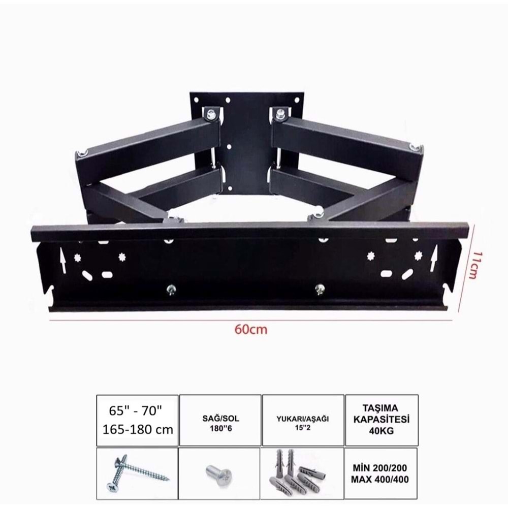 TEKİNİX 60X11 HAREKETLİ ALTI KOLLU 43