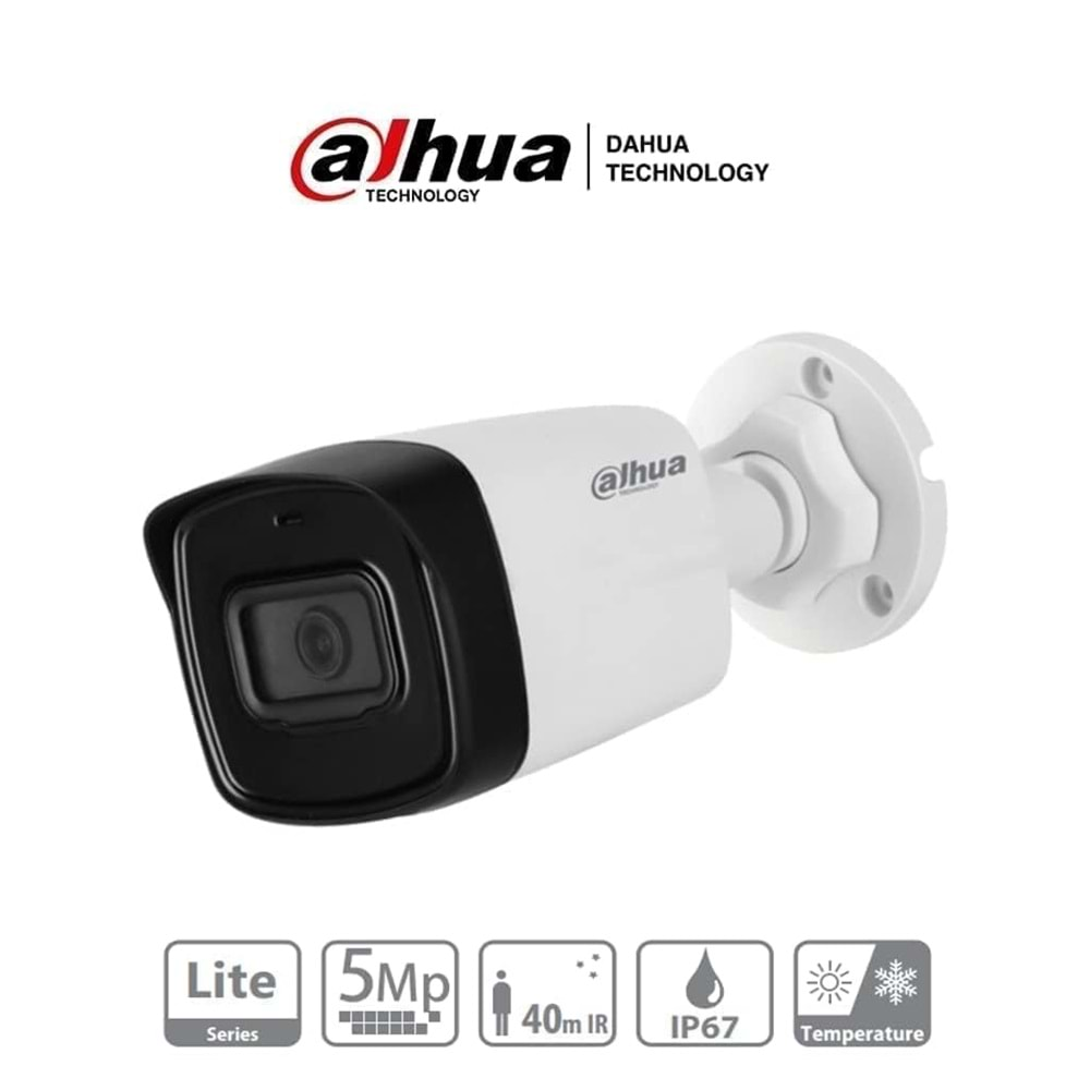 DAHUA HAC-HFW1500TL-A SESLİ MİKROFONLU BÜYÜK KASA 5 MP BULLET KAMERA 231102