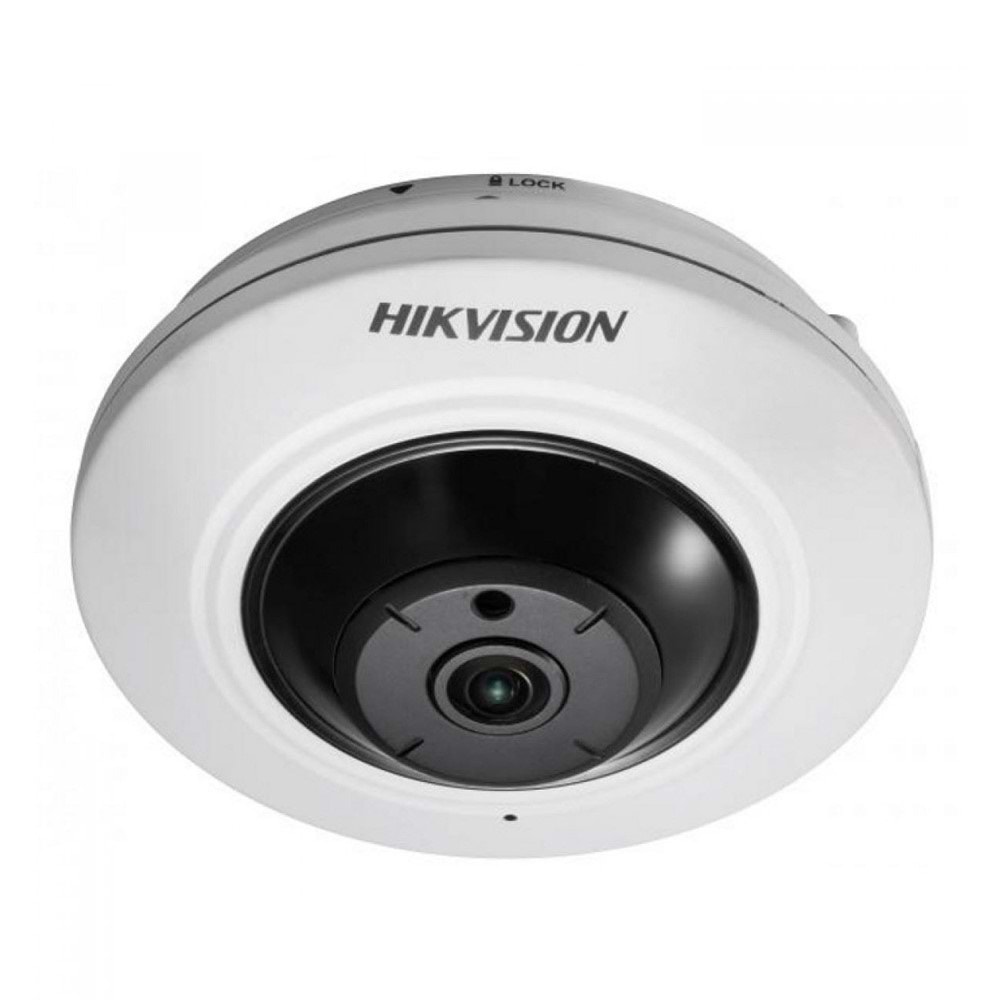 Hikvision DS-2CD2955G0-ISU 1.05mm 5MP Fisheye 180 Derece Balık Gözü IP Kamera (Sesli)