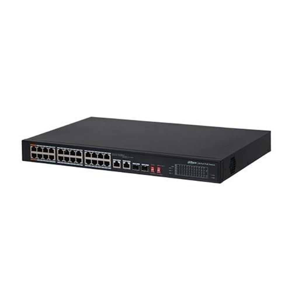 DAHUA PFS3226-24ET-240 24FE PoE Port (240W), 2xCombo SFP Switch 233088