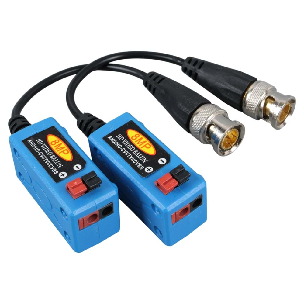 Rewel PM-3893 8MP MAX 600 Metre HD-TVI/CVI/AHD/CVBS HD Video Balun 233089