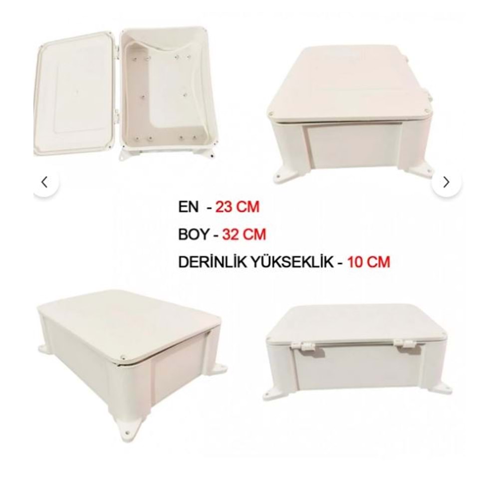 Abs Pano kabin 31.8x23x11.6cm IP65 Plastik 233092
