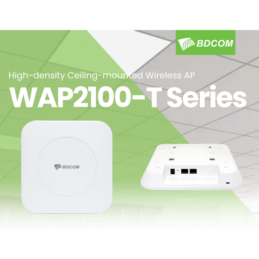 BDCOM WAP2100-T618-V2 Tavan Tipi Akıllı WiFi-6 Access Point ROUTER 1800 MBPS 10/100/1000 Gigabit