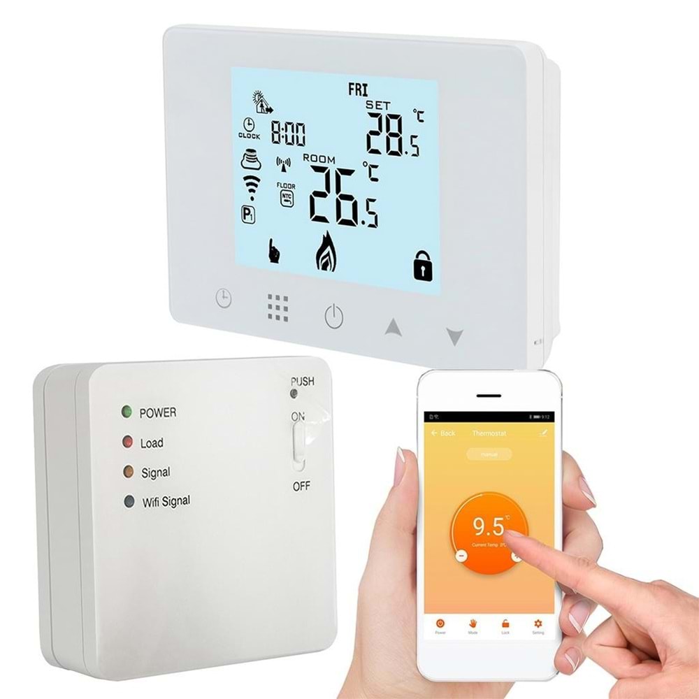 Alpsmart AS-882K Taşınabilir Kablosuz Akıllı Kombi Kontrol Cihazı 233152