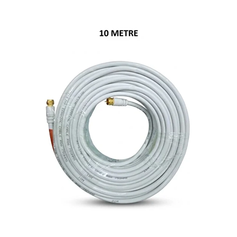 F Konnektörlü Hazır 10 Metre Gold Kablo 241090