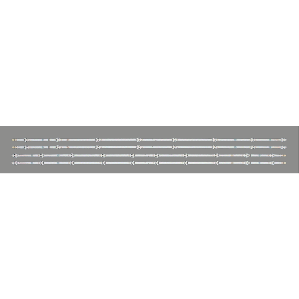 Vestel Seg Regal Tv LED BAR 43 inç 4lü takım A2-8m 80 cm B2-10m 84 cm uyumlu tv kodları 43UD8470 43U9401 SEG 43SBU720 TELEFUNKEN XU43G521 JL.D430A1330-078HS-M_V01 284248-D2