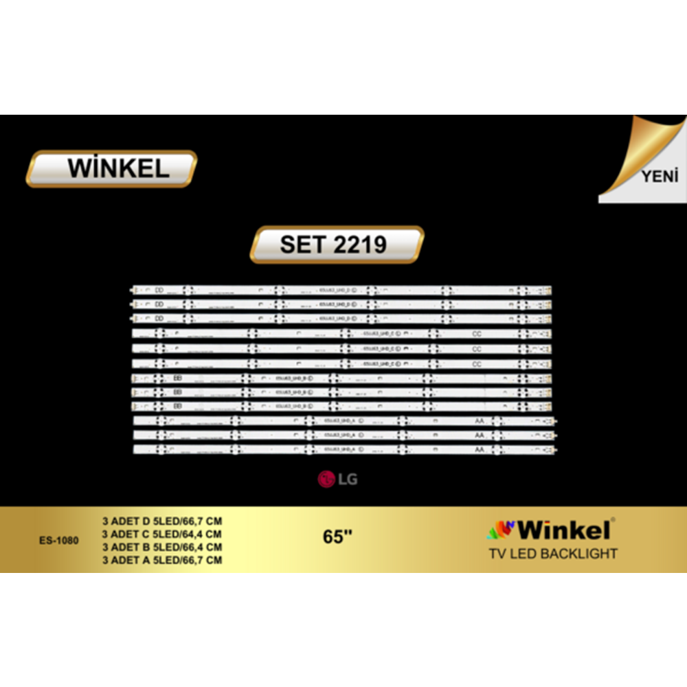 LG 65 inç 67.1cm 3x 66.6cm 3x66.6cm 3x67.1 CM 5 mercek tv ledi led bar 284322-e5