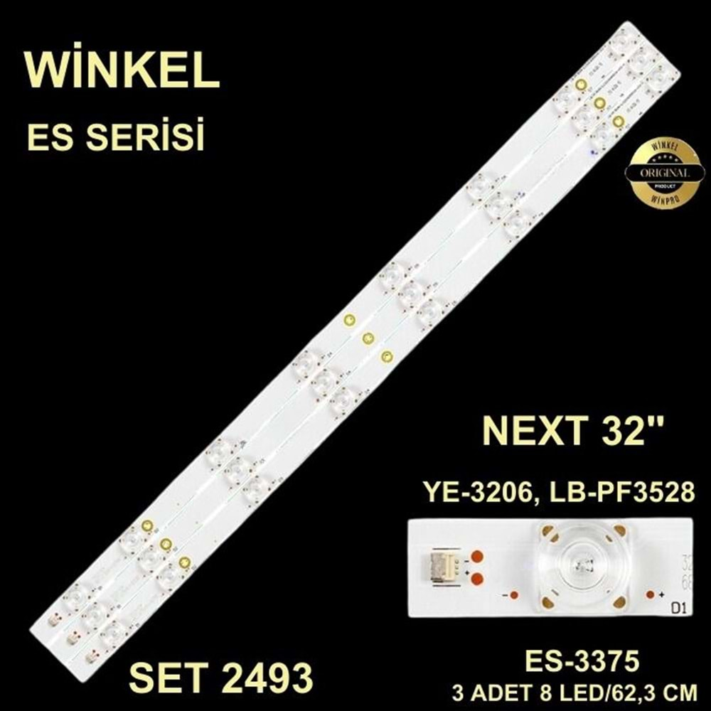 Next Tv LED BAR 32 inç 3 Lu Takım 3 X 62,3 CM 8 Mercek 284504 - Ö14