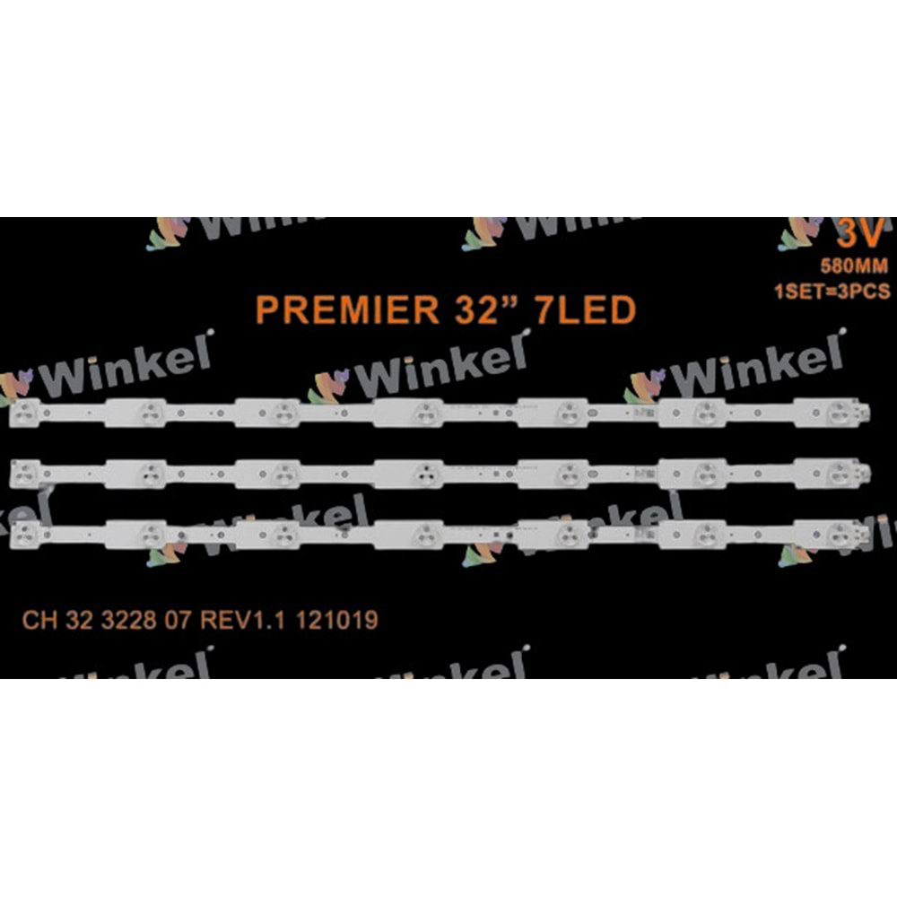 Primier Tv LED BAR 32 inç 3 Lü Takım 3 X 58 CM 7 Mercek 284521 - P6