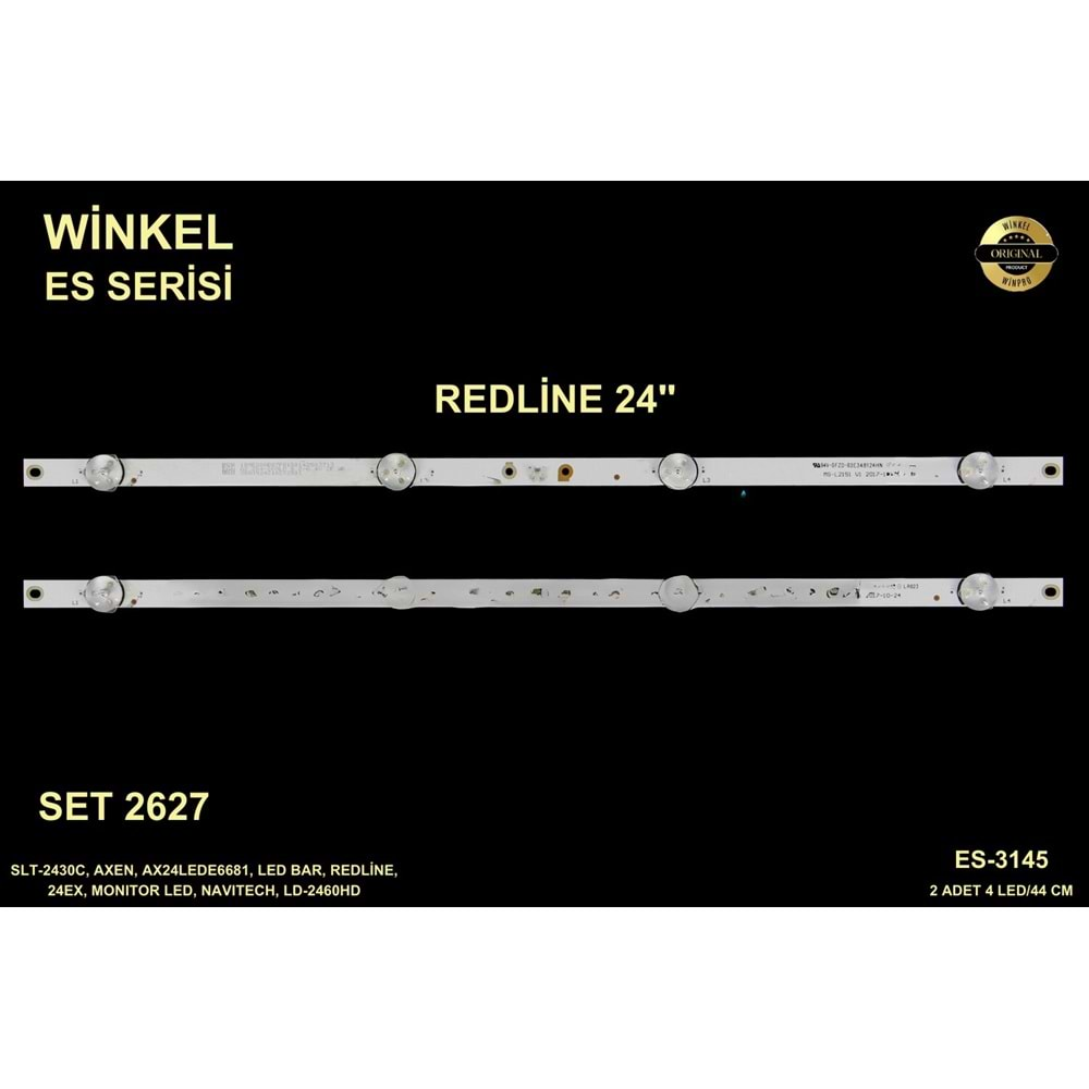 Redline Tv LED BAR 24 inç 2 Li Takım 2 X 44 CM 4 Mercek 284527 - P12