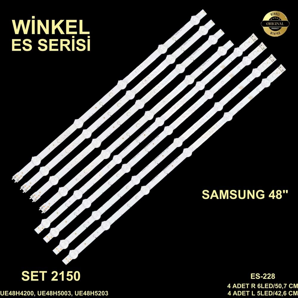 Samsung Tv LED BAR 48 inç 8 Li Takım 4 X 42,6 CM/L 5 Mercek 4 X 50,7 CM/R 6 Mercek 284537 - P22