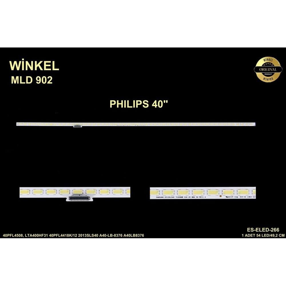 Phılıps Slim Led Bar 40 inç 1 x 49,2 Cm 54 Ledli Tv Led Bar 284596 - X19