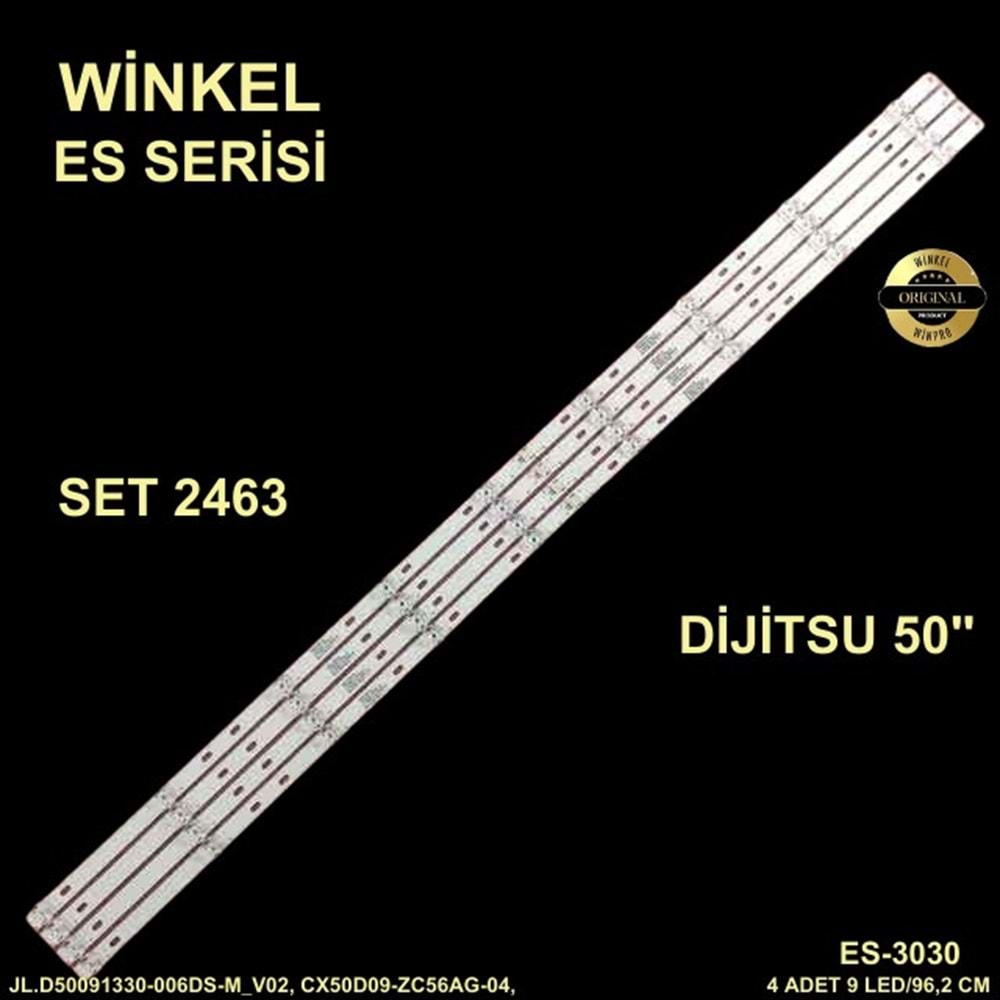 Dijitsu Tv LED BAR 50 inç 4 Lü Takım 4 X 96,2 CM 9 Mercek 284616 - S24