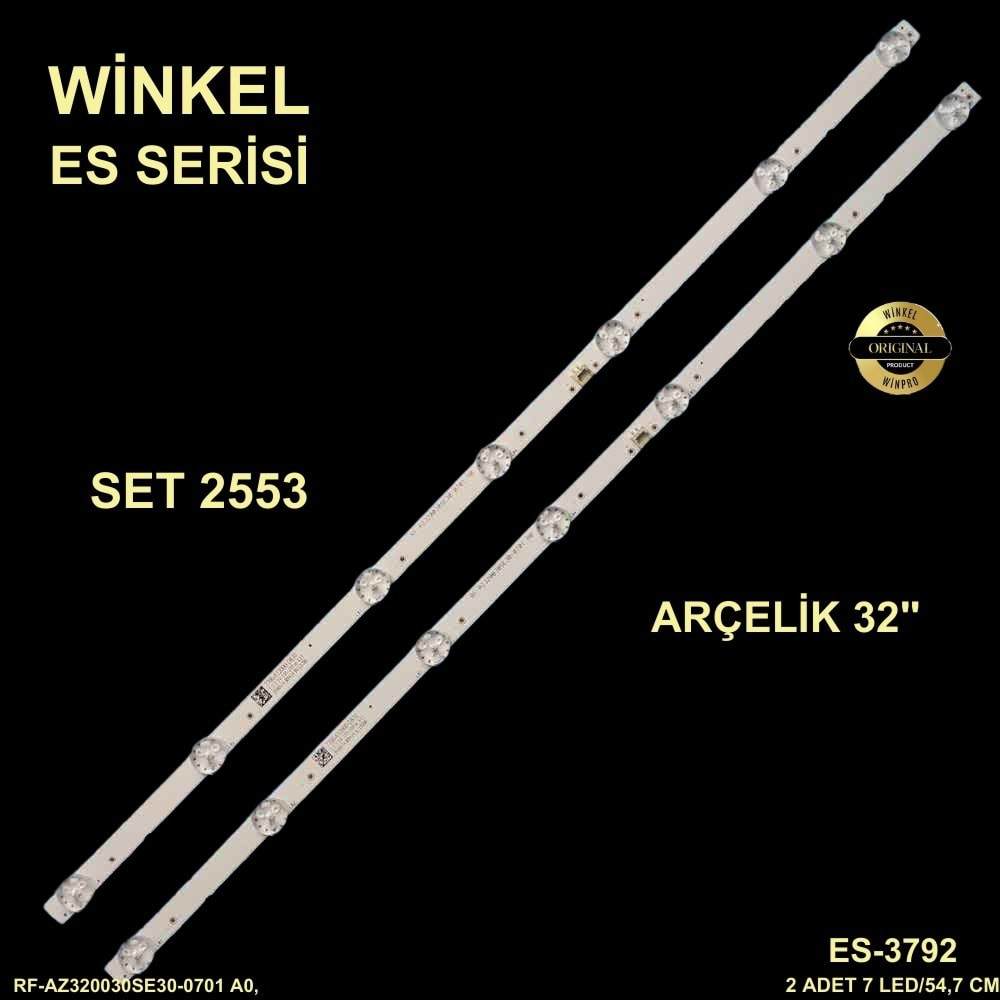 Arçelik Tv LED BAR 32 inç 2 Lİ Takım 2X 54,7CM 7 Mercek 284664-T10