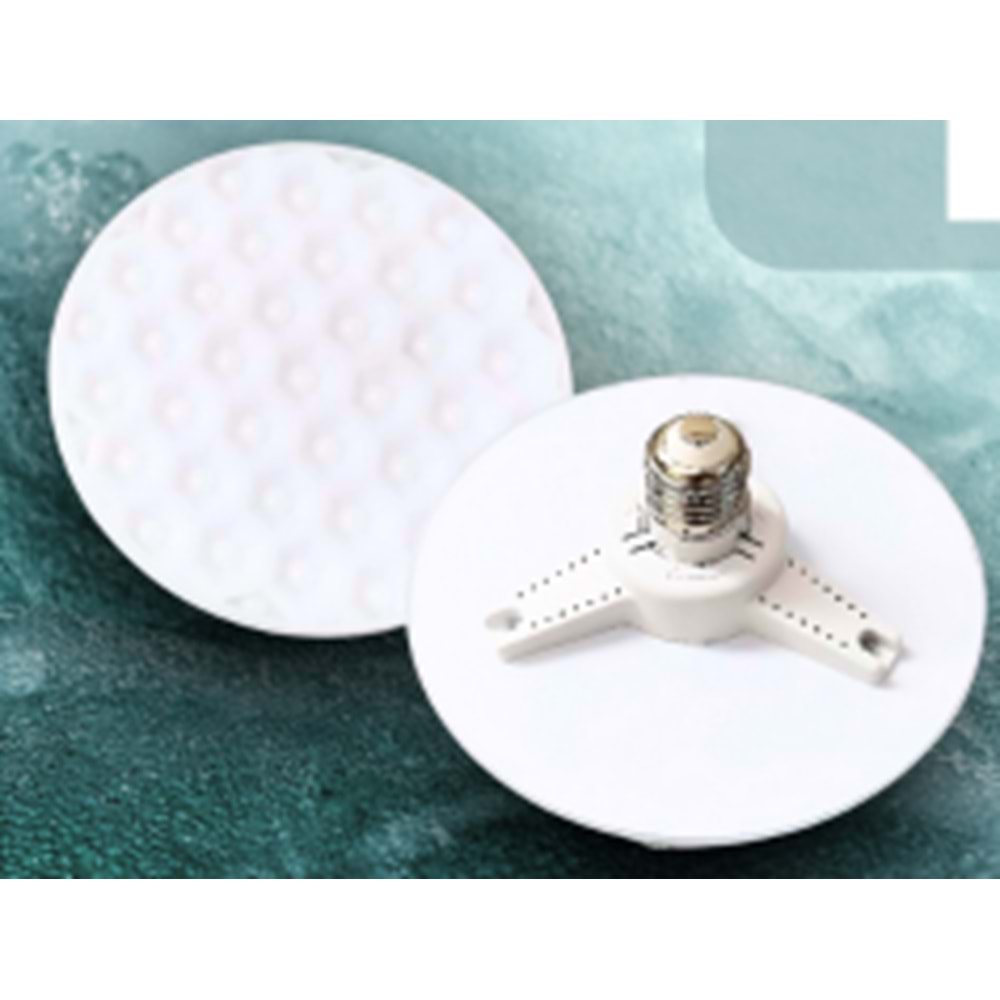 Ledx 40w Yuvarlak Ayarlanabilir E-27 Duylu Beyaz Işık 65000K 311103