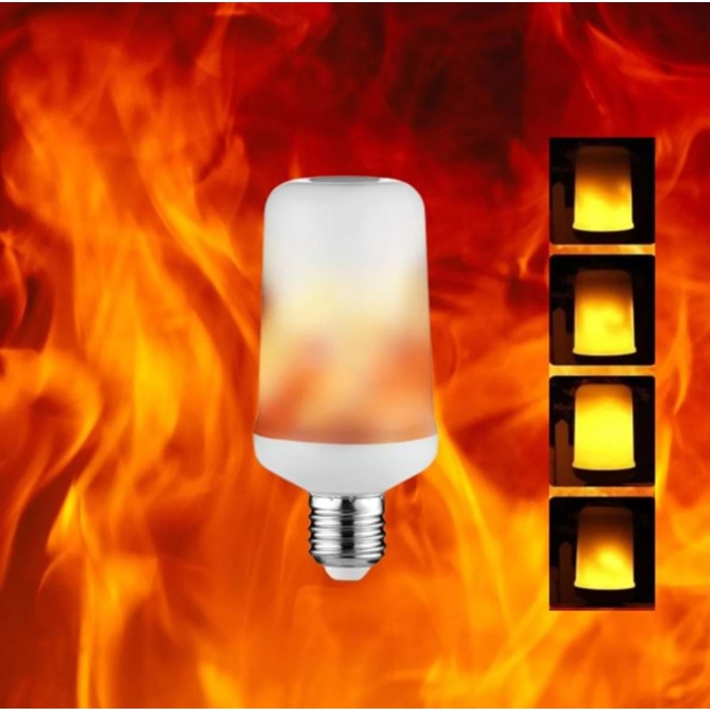 Horoz FIREFLUX 5W 40W 1500K 117LM Alev Efektli Led Ampul E-27 311110