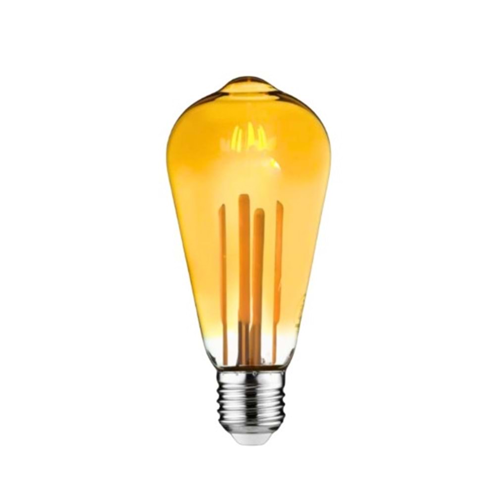 LedX ST-64 4,5w E27 Rustik LED Filament Ampul 2700K 500 LM 311112