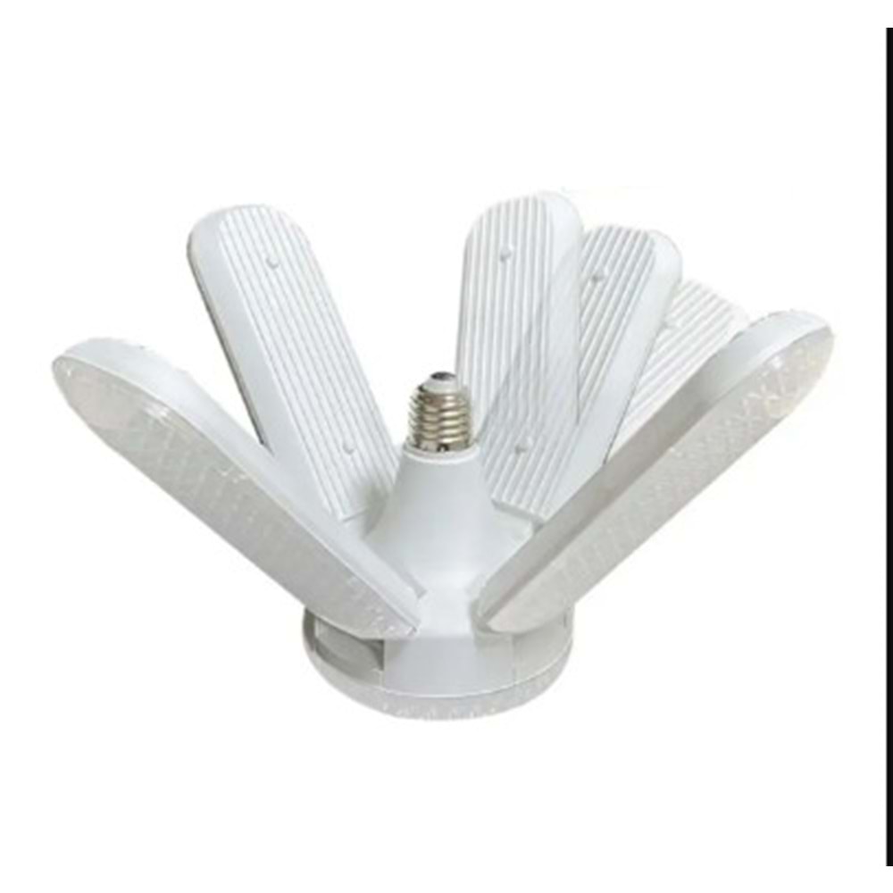 Zmr 50w E27 Kristal Katlanabilir Pervane Model Led Ampul 4+1 Kanatlı Led Ampul 6500 Lümen 311114