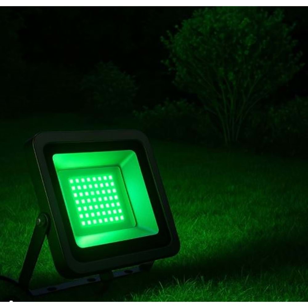 ZMR 50W YEŞİL IŞIK PROJEKTÖR İP66 SİYAH KASA