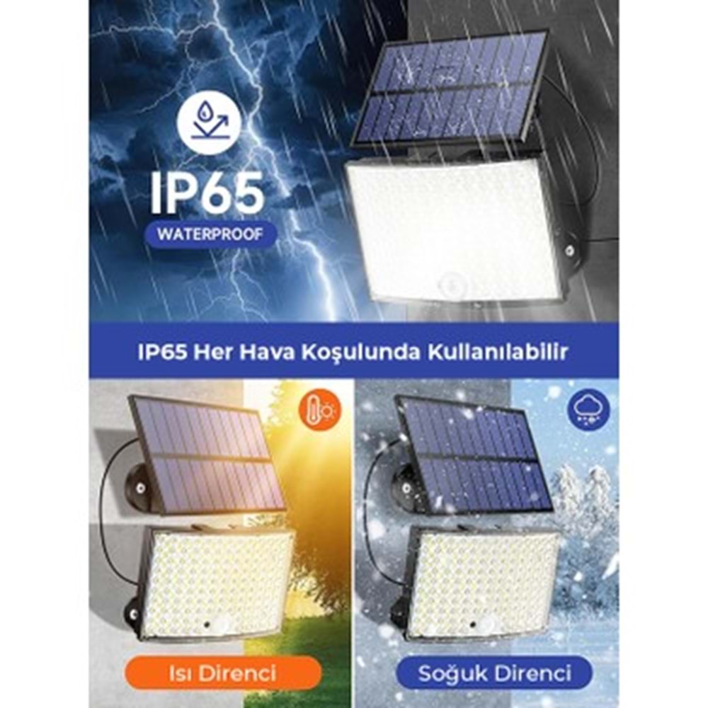 ZMR 200 W SOLAR PROJEKTÖR BEYAZ IŞIK