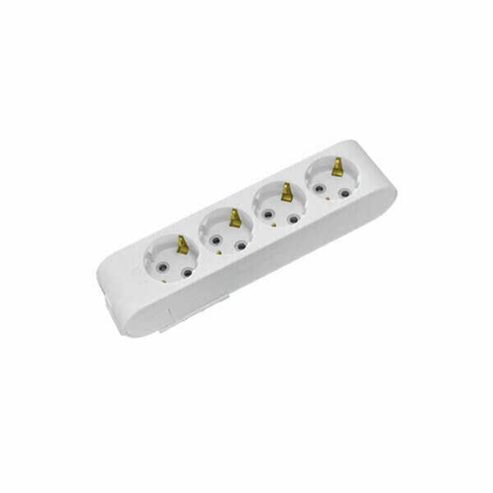 Horoz Deco 4'lü Topraklı Grup Priz Klemensli 325103